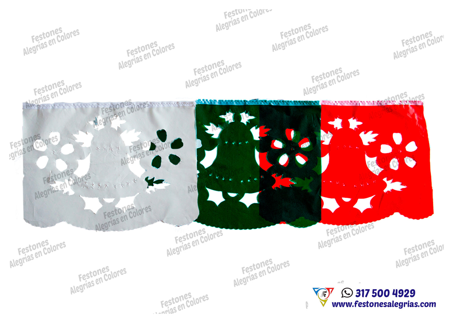 Campana Mexicana Navideña x 50mts