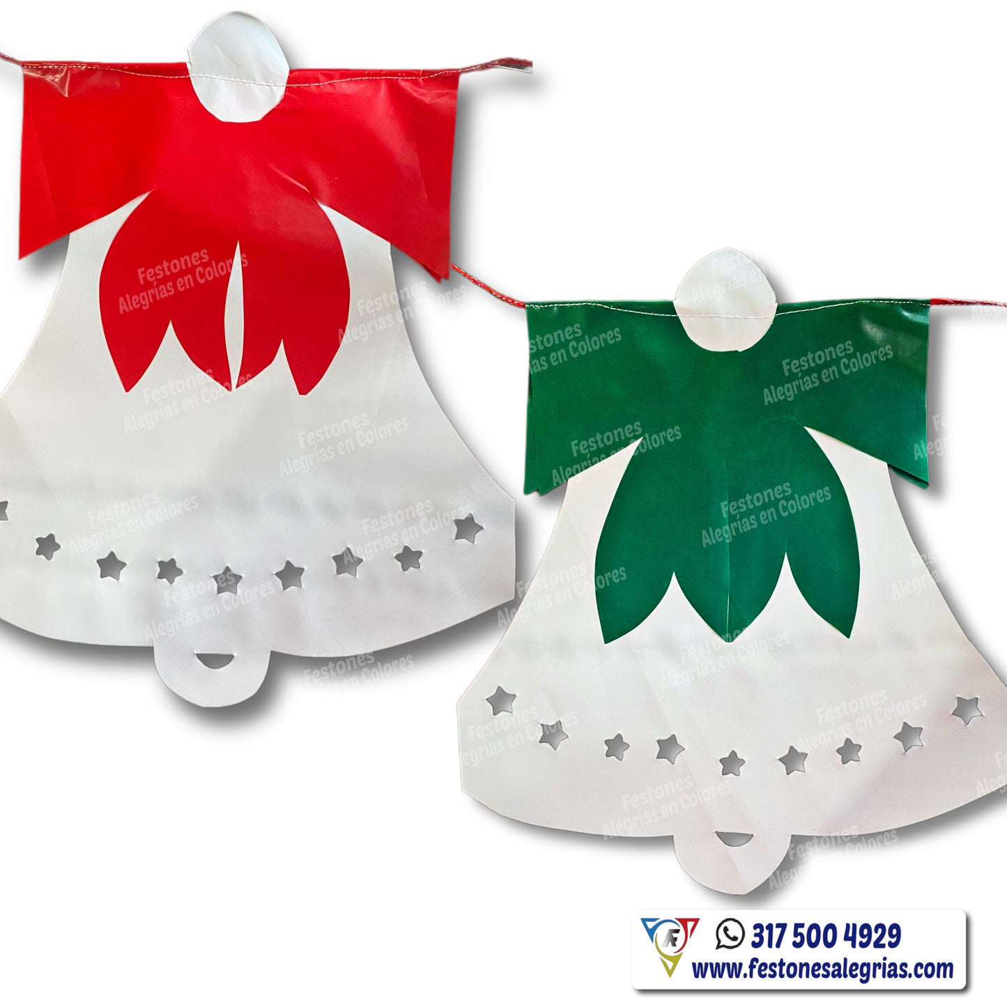 Campanas Navideñas x 50mts