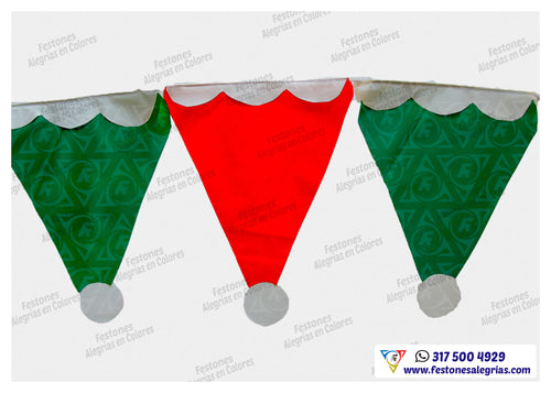 Gorros Navideños x 50mts