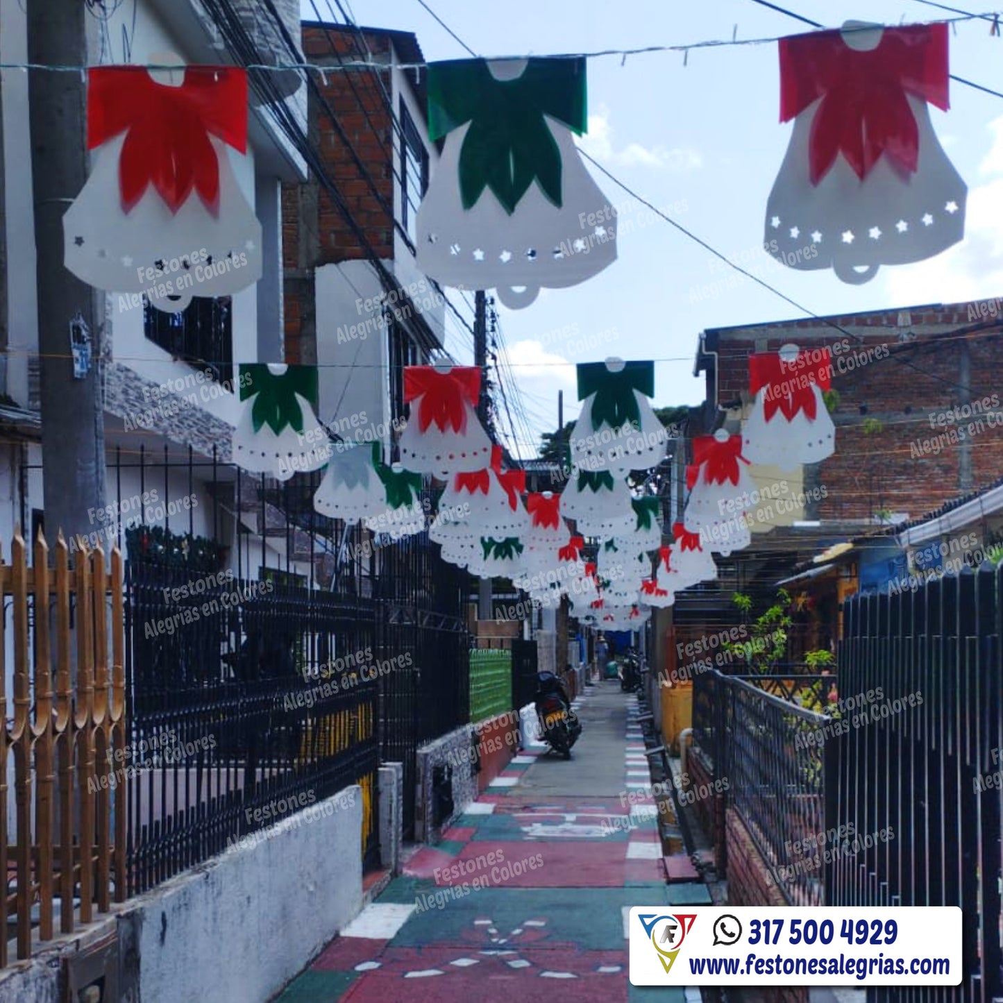 Campanas Navideñas x 50mts