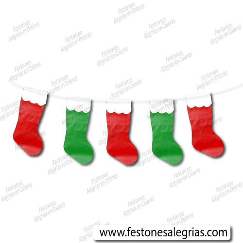 Botas Navideñas x 50mts