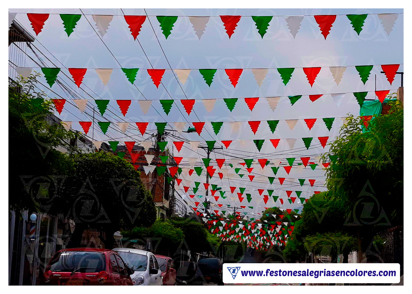 Arbol Tricolor Navideño x 50 metros
