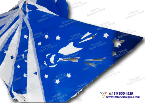 Feston Virgen Troquelada – 50 mts (Sobre pedido)